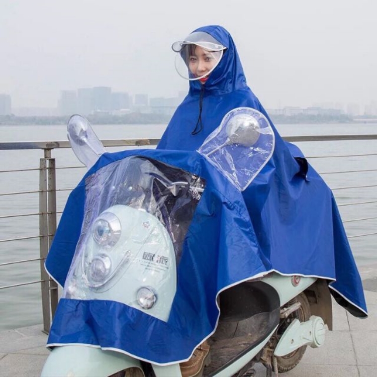Mùa "lội sông" đi làm, đến xe máy cũng cần có áo mưa chuyên dụng - Ảnh 5.