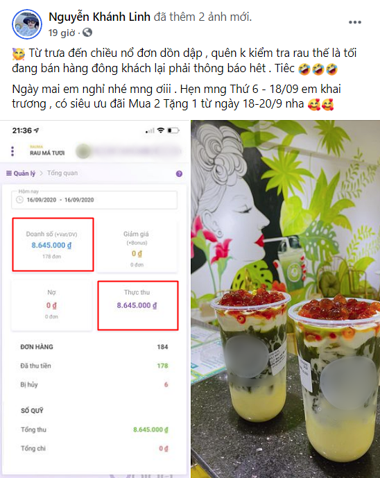 Hậu rạn nứt âm thầm với ông xã Bùi Tiến Dũng, hot mom 9X Khánh Linh khoe doanh thu bán hàng nửa ngày đủ ăn cả tháng - Ảnh 2.