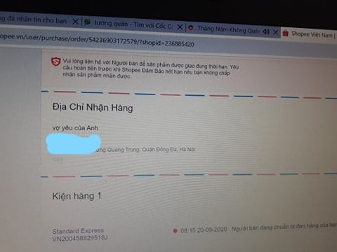 Cuộc đối thoại ngọt ngào giữa cô gái và anh shipper khiến dân mạng đổ đứ đừ: - Ảnh 1. Cuộc đối thoại ngọt ngào giữa cô gái và anh shipper khiến dân mạng đổ đứ đừ: - Ảnh 1.