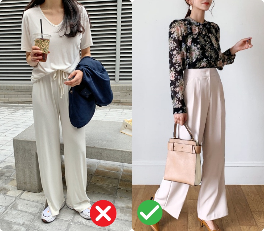 Kiểu quần ống rộng cần tránh tuyệt đối khi đi làm để - Ảnh 3. Kiểu quần ống rộng cần tránh tuyệt đối khi đi làm để - Ảnh 3.