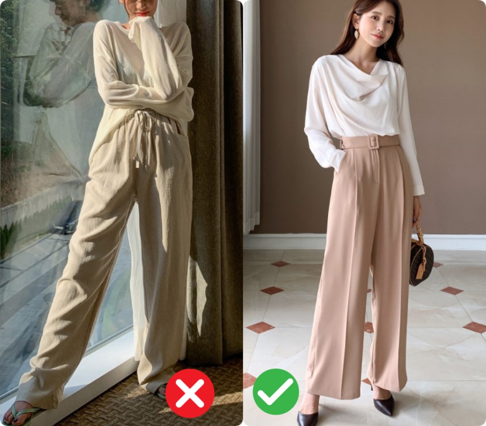 Kiểu quần ống rộng cần tránh tuyệt đối khi đi làm để - Ảnh 2. Kiểu quần ống rộng cần tránh tuyệt đối khi đi làm để - Ảnh 2.