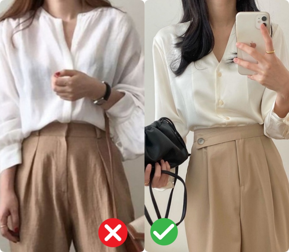 Kiểu quần ống rộng cần tránh tuyệt đối khi đi làm để - Ảnh 5. Kiểu quần ống rộng cần tránh tuyệt đối khi đi làm để - Ảnh 5.