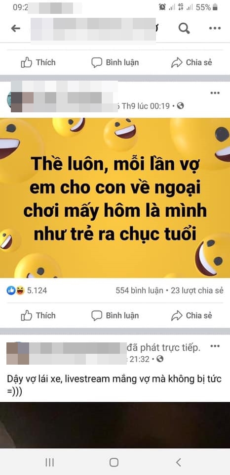 Nhìn hội những ông chồng nói xấu vợ trên Facebook, mới thấy đàn ông sao mà nông nổi? Ảnh 3. Nhìn hội những ông chồng nói xấu vợ trên Facebook, mới thấy đàn ông sao mà nông nổi? Ảnh 3.