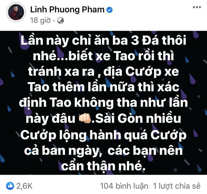 TiTi bị cướp tấn công và lợi dụng sơ hở bẻ kính xế hộp giữa đường, tiếp tục gặp tai nạn xe ngay buổi tối cùng ngày - Ảnh 2.