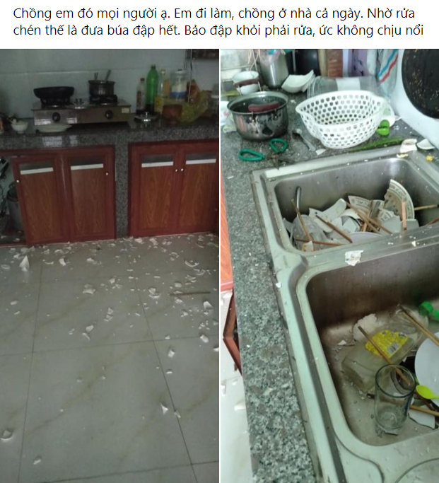 Vợ đi làm cả ngày, nhờ chồng rửa bát hộ và cái kết cay đắng: Cái bát mẻ cũng không còn mà ăn - Ảnh 1. Vợ đi làm cả ngày, nhờ chồng rửa bát hộ và cái kết cay đắng: Cái bát mẻ cũng không còn mà ăn - Ảnh 1.