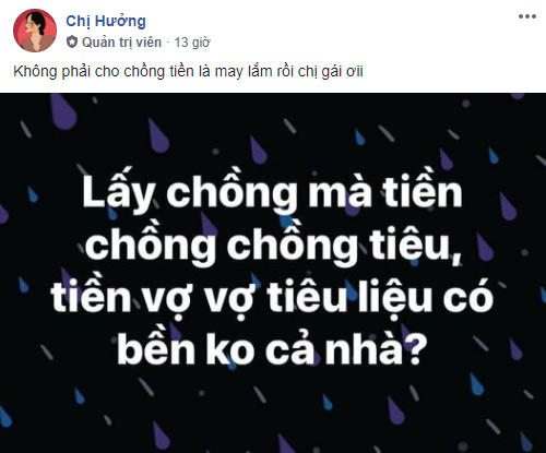 `` Tiền vợ tiêu, tiền vợ xài chồng '' - Vấn đề thu hút sự quan tâm của chị em và câu trả lời chính xác nhất không phải ai cũng biết `` Tiền vợ tiêu, tiền vợ xài chồng '' - Vấn đề thu hút sự quan tâm của chị em và câu trả lời chính xác nhất không phải ai cũng biết