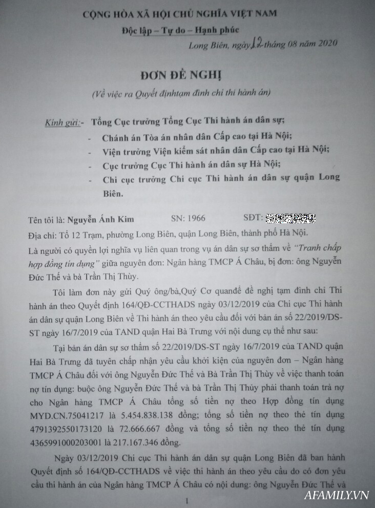 Hà Nội: Sập bẫy vay ngân hàng hộ, người phụ nữ chết điếng vì bỗng dưng nhận thông báo cưỡng chế thu hồi nhà - Ảnh 2.