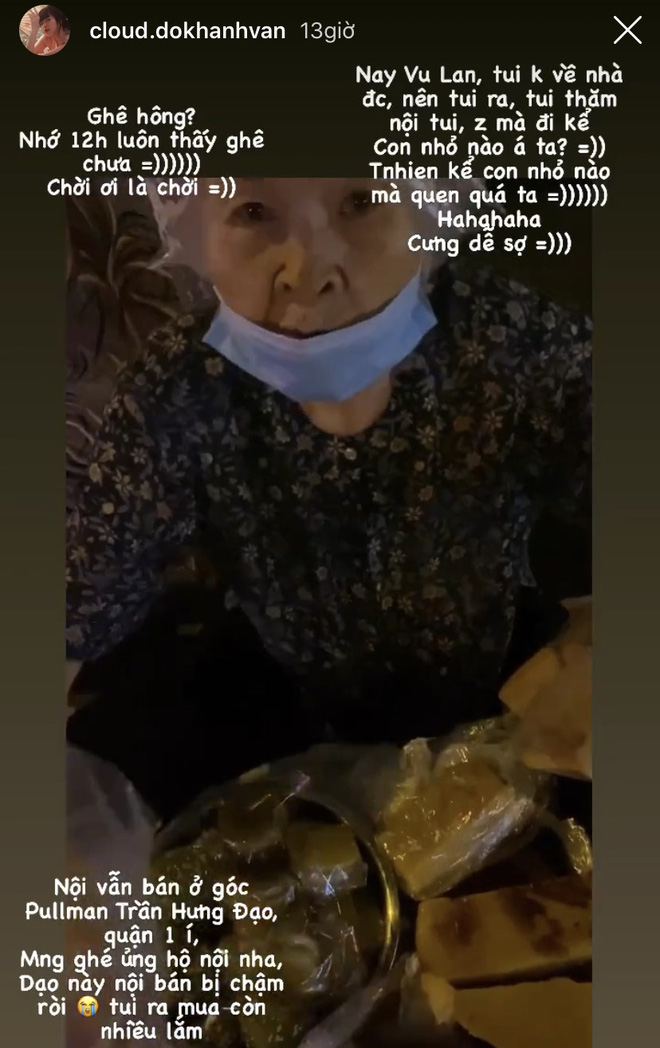 Bị netizen trách móc vì để bà nội phải bán hàng rong vỉa hè, Khánh Vân (Mắt Biếc) tiết lộ sự thật xót xa - Ảnh 2.