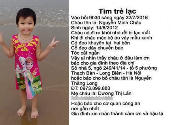 Cha của bé gái Hà Nội mất tích 4 năm chưa tìm thấy bị &quot;quấy rối&quot; bởi hình ảnh từ bên Trung Quốc - Ảnh 5.