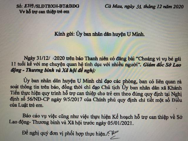 Hỗ trợ can thiệp bé gái 11 tuổi quan hệ tình dục với nhiều thanh thiếu niên - Ảnh 1.