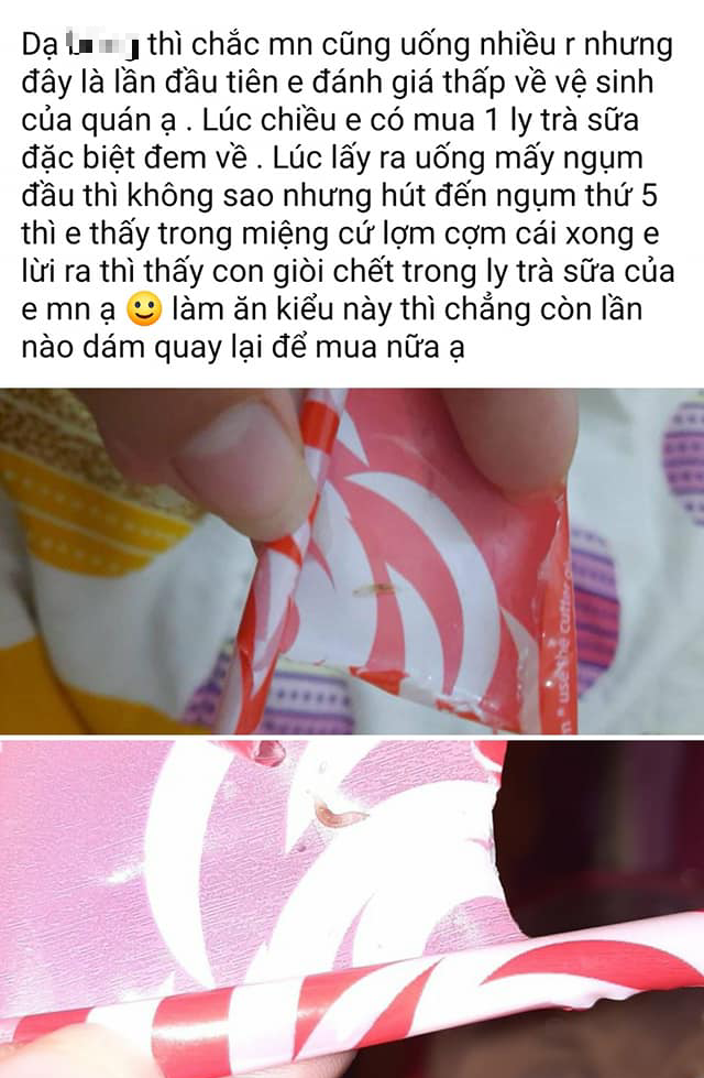 Đăng b&agrave;i bốc phốt qu&aacute;n tr&agrave; sữa nổi tiếng ở Đ&agrave; Nẵng b&aacute;n tr&agrave; sữa c&oacute; d&ograve;i, c&ocirc; g&aacute;i kh&ocirc;ng những kh&ocirc;ng được xin lỗi c&ograve;n bị một nh&oacute;m người c&ocirc;ng k&iacute;ch, chủ qu&aacute;n ra mặt y&ecirc;u cầu bằng chứng cụ thể - Ảnh 1.