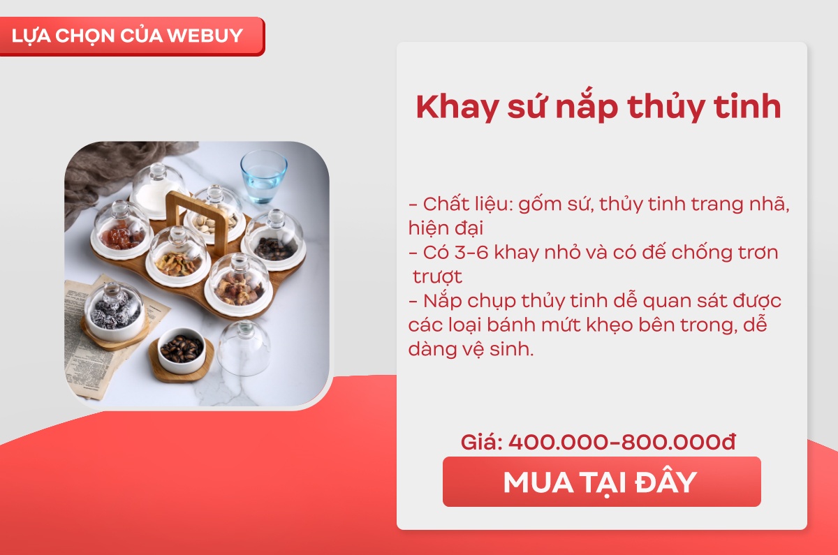 Gợi ý những mẫu khay mứt gốm sứ cho Tết năm nay, đặt trong nhà hay làm quà biếu cũng sang xịn mịn lên bội phần! - Ảnh 3.