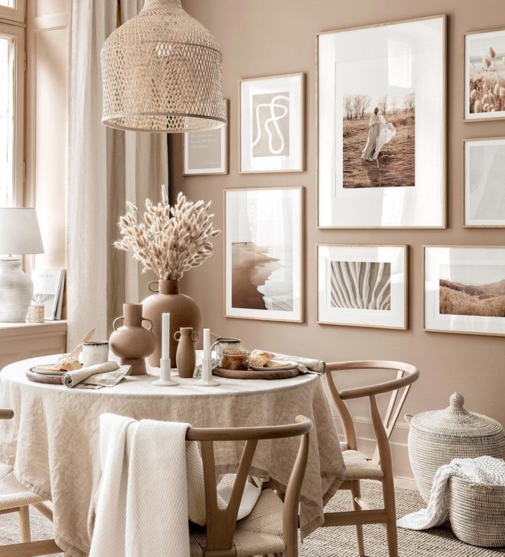 Những xu hướng trang trí nội thất được dự đoán "làm mưa làm gió" năm 2021 Beige-dining-room-720x794-161063032456244354868