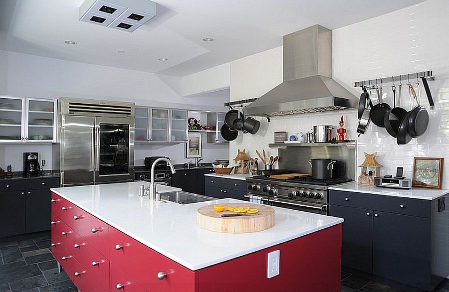 Bí quyết làm mới không gian nấu nướng siêu rẻ siêu đẹp bằng cách sơn đảo bếp - Ảnh 8.