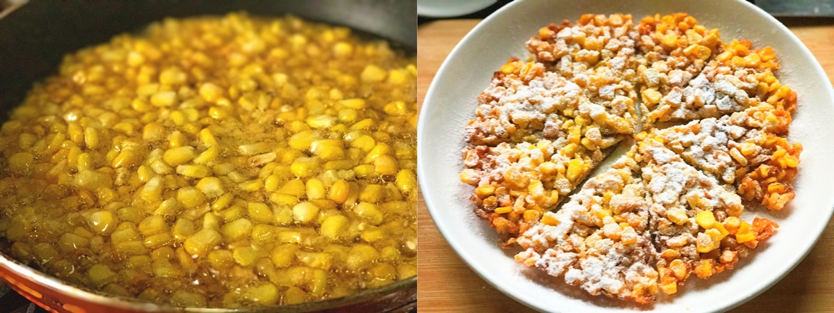Bánh ngô chiên giòn thơm mà làm thế này thì ăn mãi không muốn "phanh" - Ảnh 6.