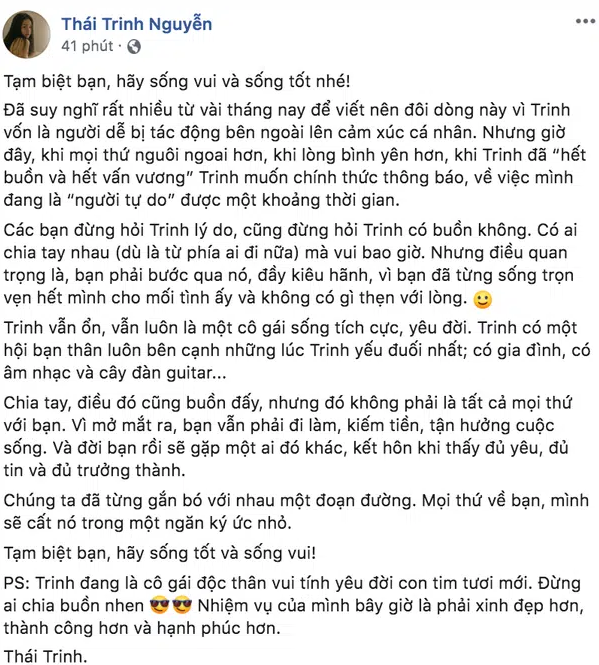 Khi sao Việt tuyên bố chia tay: Người khiến dân tình ngậm ngùi tiếc nuối, người lại gây tranh cãi vì nguyên nhân chia tay - Ảnh 4.