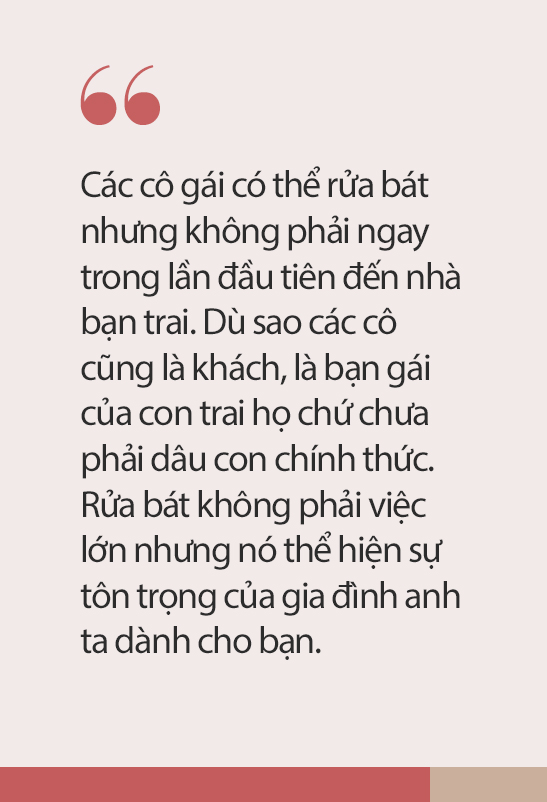 Cô gái đáp trả thẳng thừng khi lần đầu đến nhà bạn trai bị sai đi rửa bát - Đáp án cho những ai đang &quot;lăn tăn&quot; về câu chuyện muôn thuở - Ảnh 2.