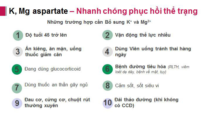 Vai tr&ograve; của bổ sung kali v&agrave; magie trong dự ph&ograve;ng v&agrave; điều trị một số bệnh nội khoa - Ảnh 1.