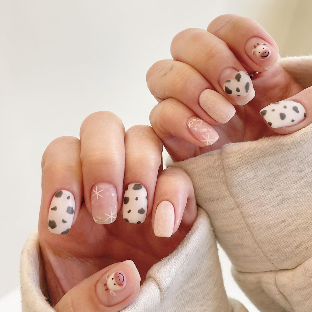 101 Mẫu Nail Bò Sữa Cực Ấn Tượng Khẳng Định Cá Tính Của Nàng