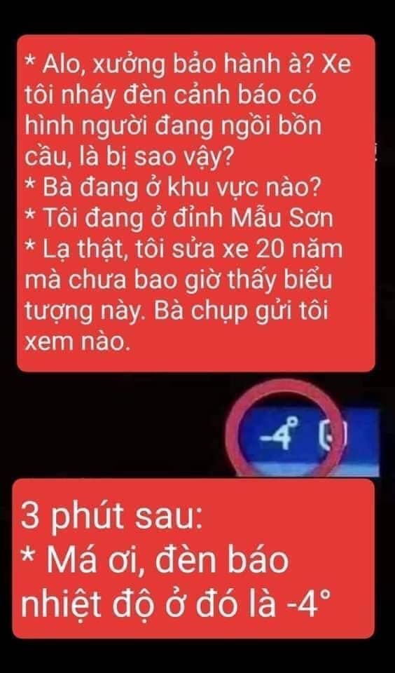 Tá hỏa gọi bảo hành vì ô tô bất ngờ thông báo ký hiệu &quot;hình người ngồi bồn cầu&quot;, nhưng sự thật nghe xong chắc nữ tài xế chỉ còn nước &quot;chui vào lòng đất&quot; - Ảnh 1.