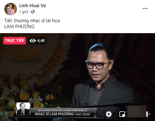 Tang lễ Lam Phương ở Mỹ: Xúc động trước di ảnh của cố nhạc sĩ, NS Hoài Linh có động thái gây chú ý từ Việt Nam - Ảnh 6.