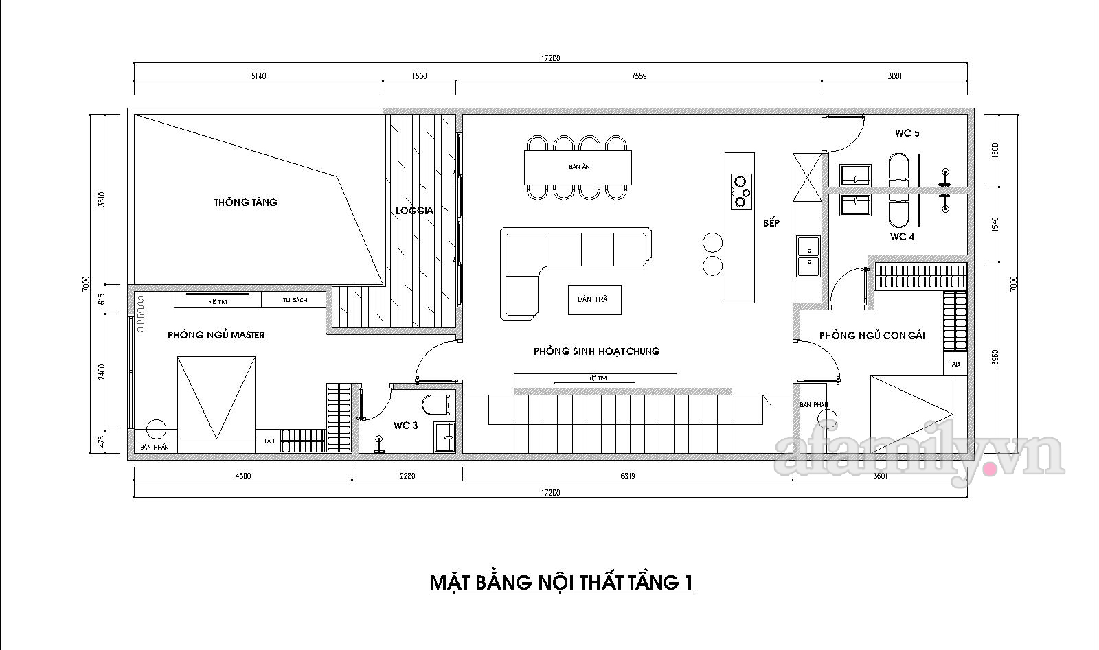 Kiến trúc sư tư vấn thiết kế nhà ống 6.7x17.2m với chi phí 290 triệu đồng - Ảnh 3.