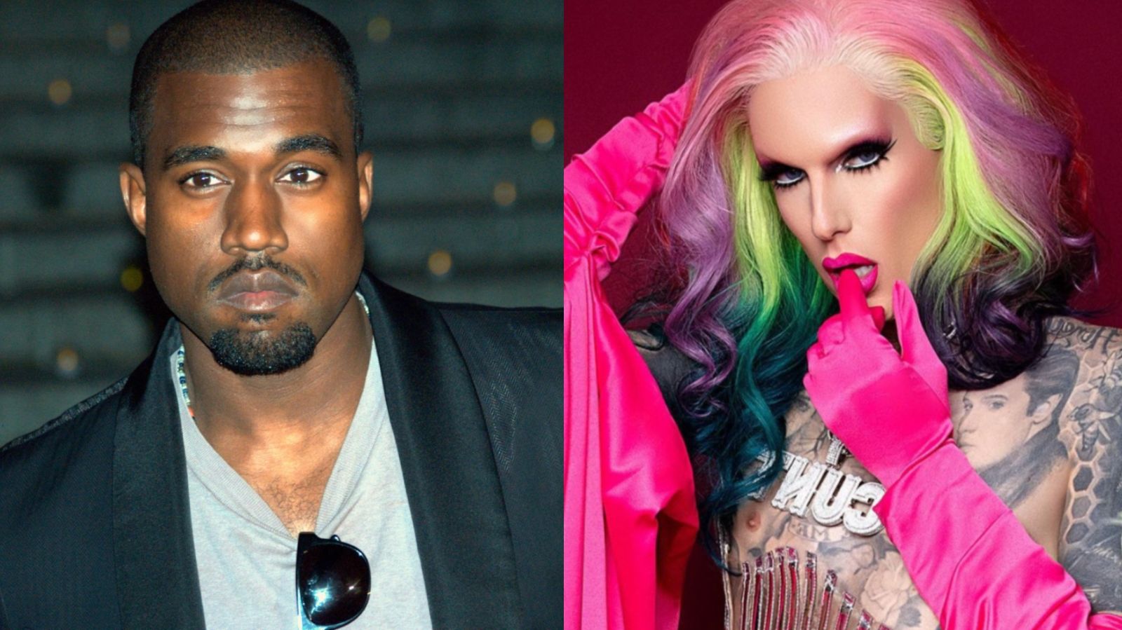 HOT: Kanye West is suspected of having an affair with makeup king Jeffree Star amid Kim's divorce drama, stirring up the owner's reaction - Photo 2.