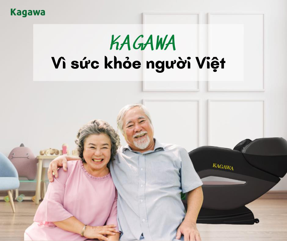Chăm sóc sức khỏe gia đình thân yêu cùng ghế massage Kagawa - Ảnh 3.