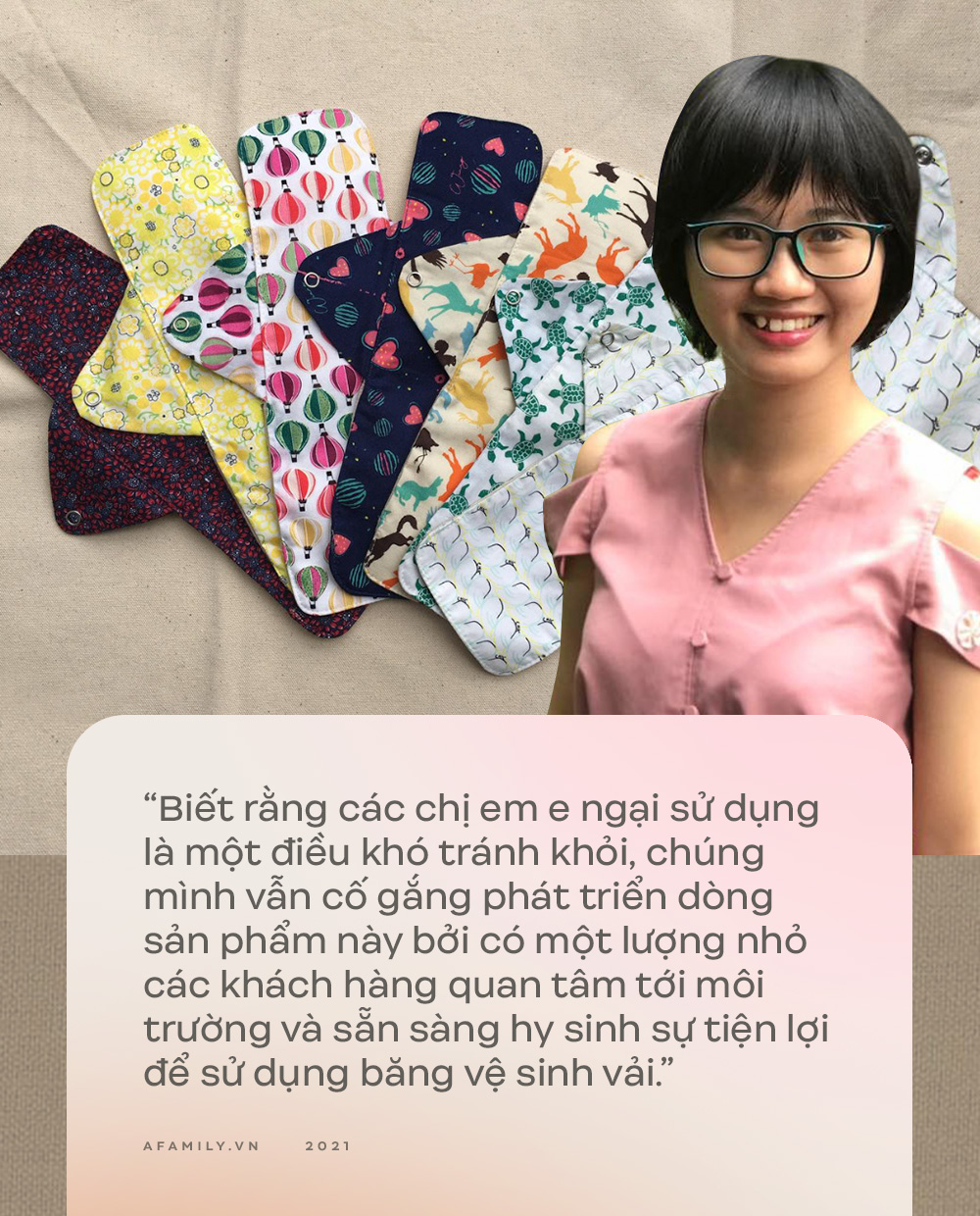 9X học Ngoại Thương khởi nghiệp bằng băng vệ sinh vải, sản phẩm khiến chị em e ngại nhưng lại có nhiều lợi ích bất ngờ - Ảnh 4.