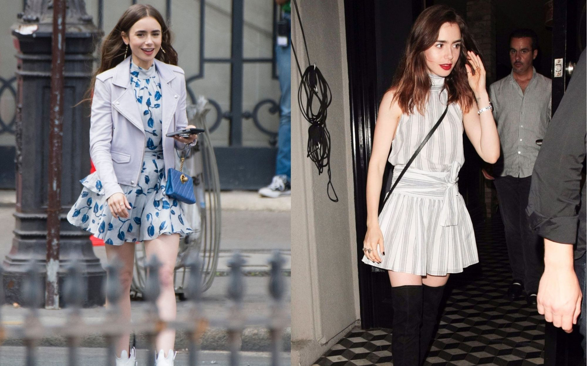 Lily Collins chuyên diện đồ trẻ trung nên 32 tuổi vẫn chẳng khác gì gái đôi mươi