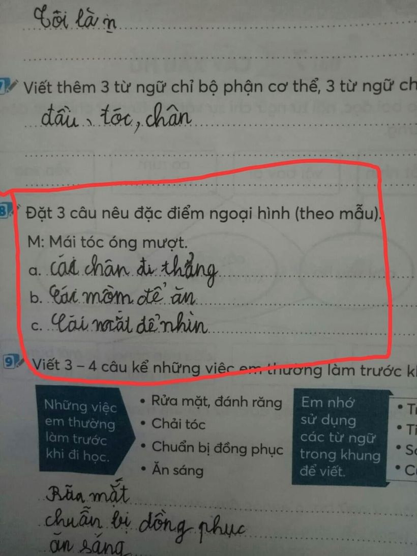 Đặt Câu Với Từ Ngữ Chỉ Đặc Điểm