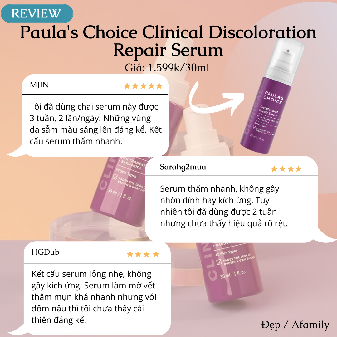 Review serum mờ thâm nám Paula's Choice: Dịu nhẹ, mờ thâm sau 2 tuần nhưng có 1 điều cần cân nhắc - Ảnh 5.