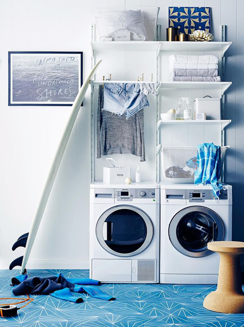 Mách khéo cách thiết kế không gian phòng giặt trong nhà bất chấp không gian lớn hay nhỏ - Ảnh 3.