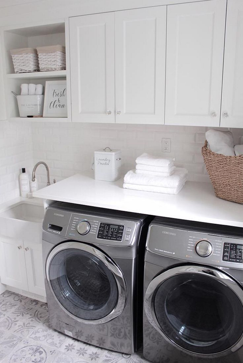 Mách khéo cách thiết kế không gian phòng giặt trong nhà bất chấp không gian lớn hay nhỏ - Ảnh 8.