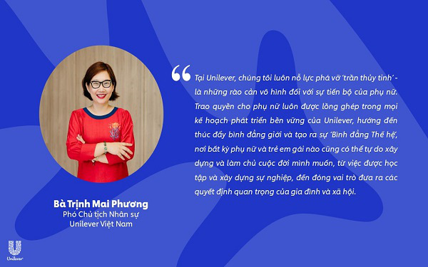 Đại diện Unilever Việt Nam chia sẻ về hành trình thúc đẩy bình đẳng giới - Ảnh 1. Đại diện Unilever Việt Nam chia sẻ về hành trình thúc đẩy bình đẳng giới - Ảnh 1.