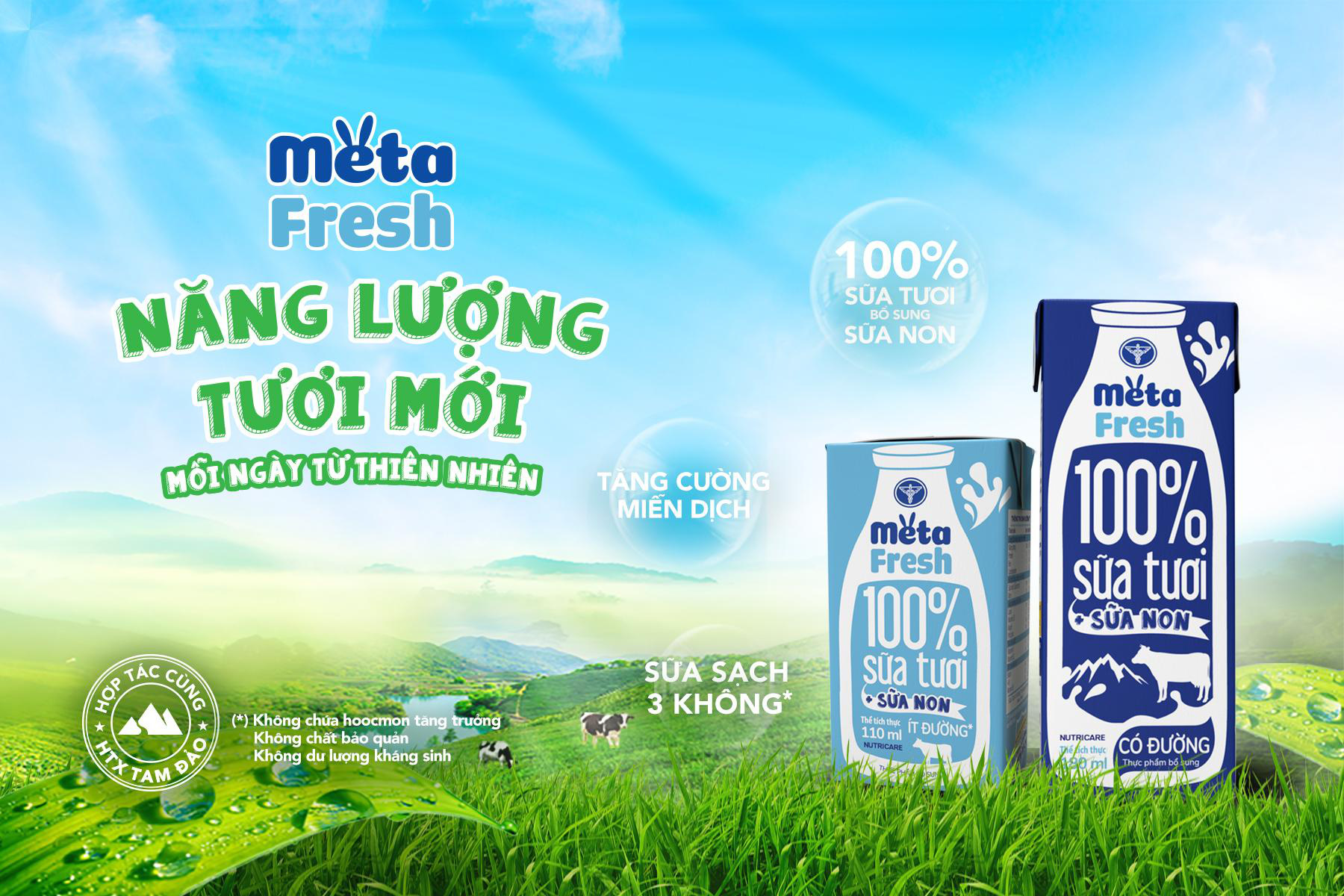 Metacare ra mắt sữa tươi Meta Fresh: Năng lượng tươi mới mỗi ngày từ thiên nhiên - Ảnh 1.