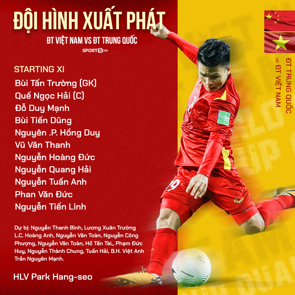 Thi đấu vô cùng quả cảm, đội tuyển Việt Nam vẫn phải nhận thất bại 2-3 trước Trung Quốc theo một kịch bản nghiệt ngã - Ảnh 5. Thi đấu vô cùng quả cảm, đội tuyển Việt Nam vẫn phải nhận thất bại 2-3 trước Trung Quốc theo một kịch bản nghiệt ngã - Ảnh 5.