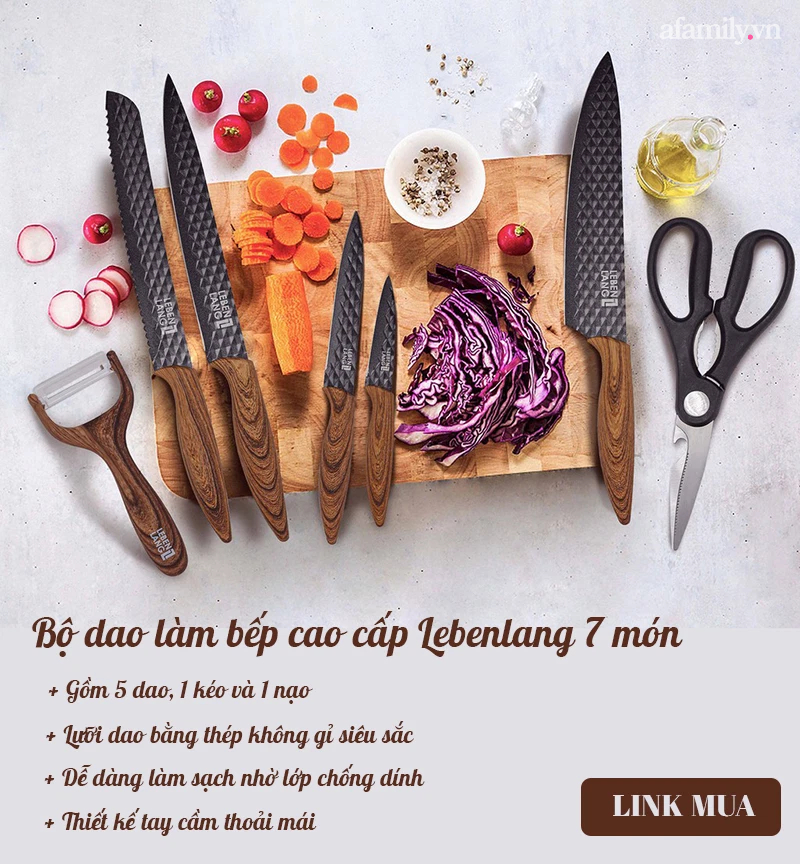 Chẳng cần biết trù nghệ cao bao nhiêu nhưng nhất thiết phải sắm một bộ dao nhà bếp thật “ngon” cho gia đình - Ảnh 1.