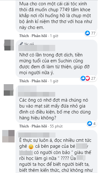 Suchin nhà Cường Đô la bị mỉa mai &quot;suốt ngày khoe giàu có, sao không thấy kể về tài năng, giỏi giang hay sự phấn đấu của bé?'' - Ảnh 2.