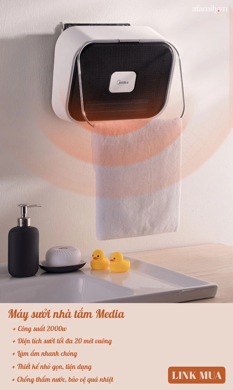 Đã hết thời của những chiếc đèn sưởi khi mà máy sưởi nhà tắm vừa an toàn vừa có mức giá cực “ngon” tha hồ bạn chọn - Ảnh 2.