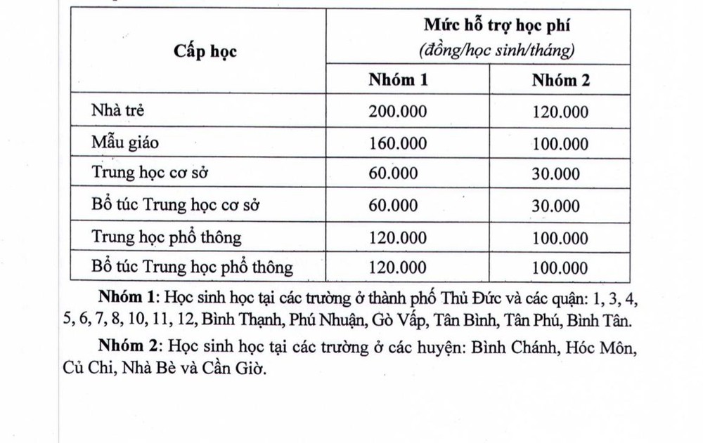 TPHCM chỉ đạo khẩn hỗ trợ học phí cho học sinh - Ảnh 1.