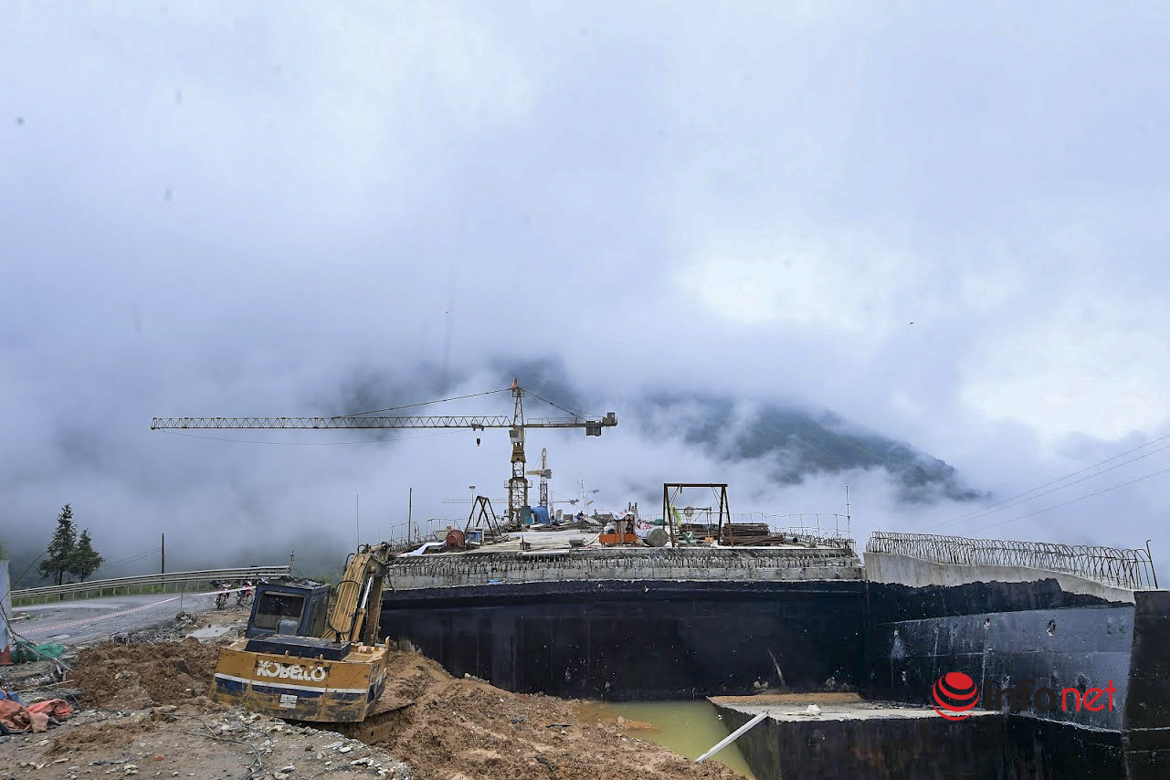 Cận cảnh 'cầu cạn trên mây' cao nhất Việt Nam sắp hoàn thiện - Ảnh 16.