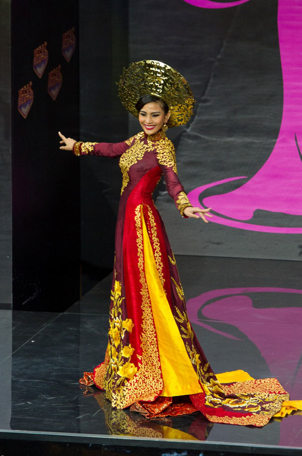 Trang phục dân tộc của người đẹp Việt đi thi Miss Universe: Kim Duyên, HHen Niê chắc suất ghi điểm, nhiều người mặc áo dài đẹp nhưng an toàn quá - Ảnh 5.