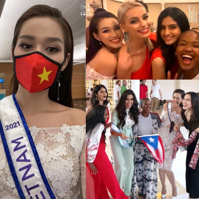 Vừa nhập cuộc Miss World, Đỗ Thị Hà cùng hội chị em đã 
&quot;quẩy&quot; tưng bừng ở sân bay - Ảnh 1.