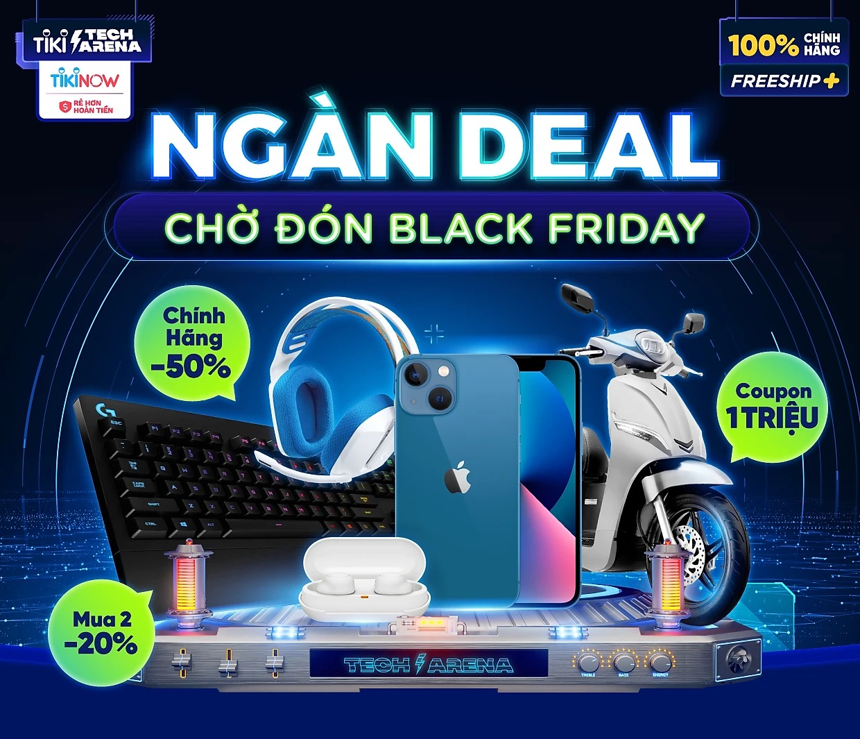 Black Friday sale đậm tới 50%++ đồ công nghệ: Tiki, Lazada, Cellphone, Nguyễn Kim, HC, Media Mart, Thế giới di động đua nhau lên top - Ảnh 2.