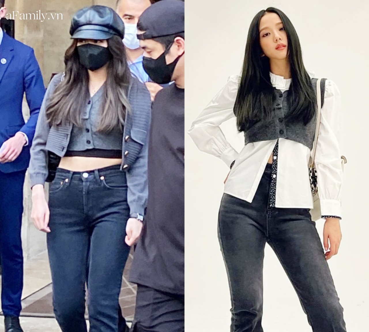 Che eo thô tài phết nhưng Jisoo vẫn bị Rosé lấn lướt về độ sang - Ảnh 1. Che eo thô tài phết nhưng Jisoo vẫn bị Rosé lấn lướt về độ sang - Ảnh 1.