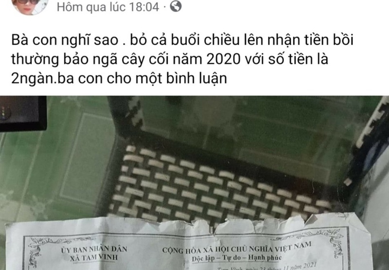 Quảng Nam: Làm rõ thông tin người dân nhận hỗ trợ 2.000 đồng thiệt hại do bão - Ảnh 2.