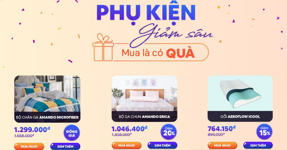 Black Friday “sale chạm đáy” hấp dẫn tại Vua Nệm, hàng trăm sản phẩm hot đồng loạt giảm 50%++ - Ảnh 5.