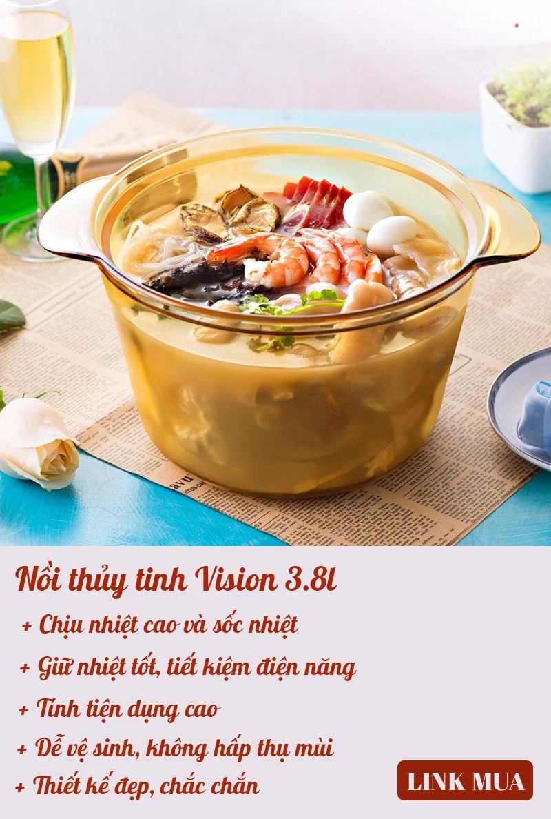 6 mẫu nồi thủy tinh “sạch - đẹp - sang” để chị em lựa chọn cho căn bếp gia đình - Ảnh 6.