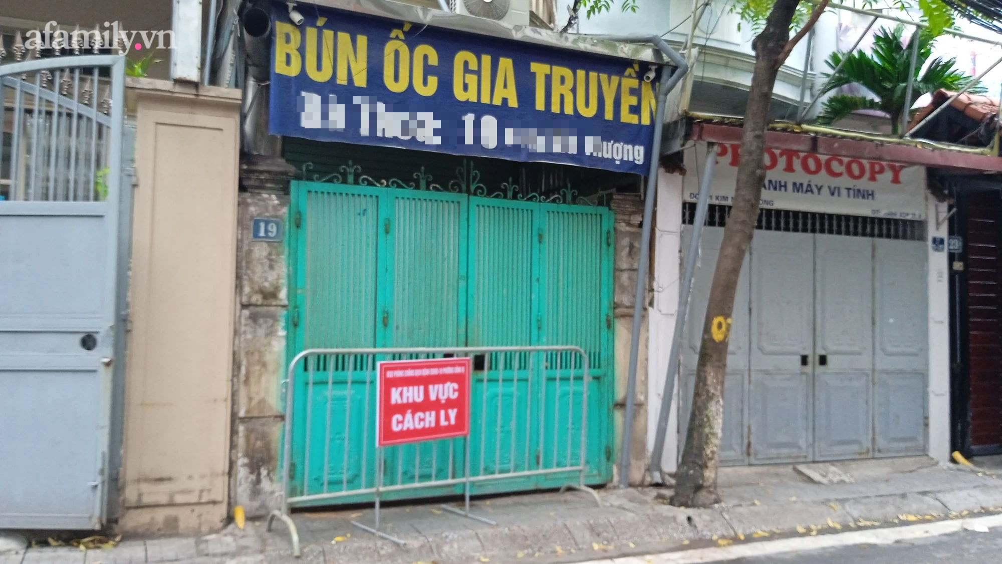 Quán bún ốc gia truyền đã được đóng cửa